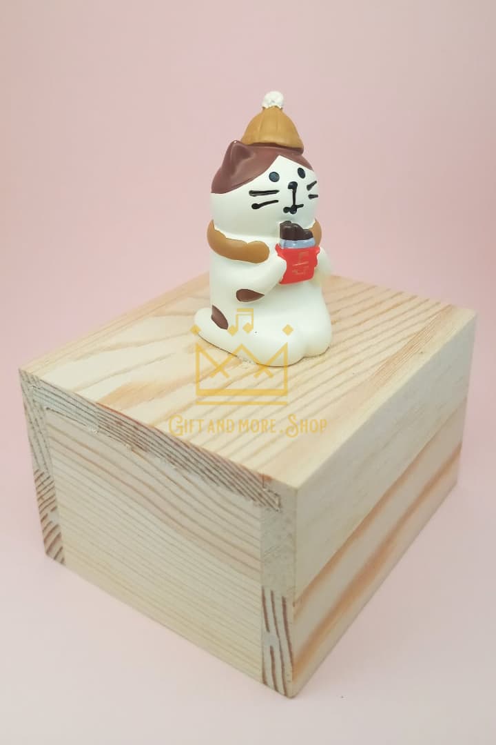 Chocolate cat music box